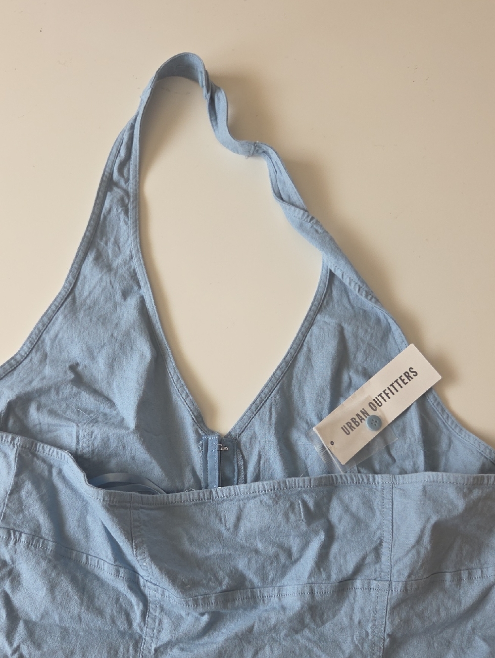 Urban Outfitters Vest Top Ashleigh Blue Linen Blend Sz XL NWT - Picture 12 of 16